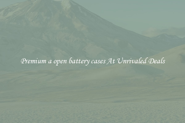 Premium a open battery cases At Unrivaled Deals
