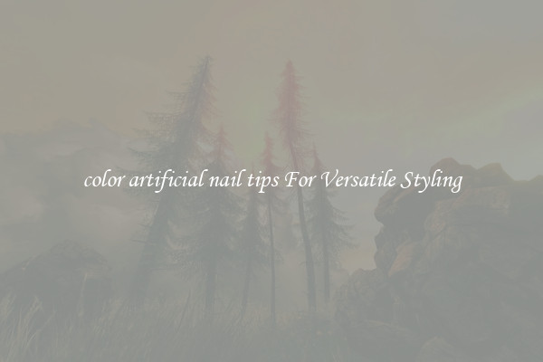 color artificial nail tips For Versatile Styling