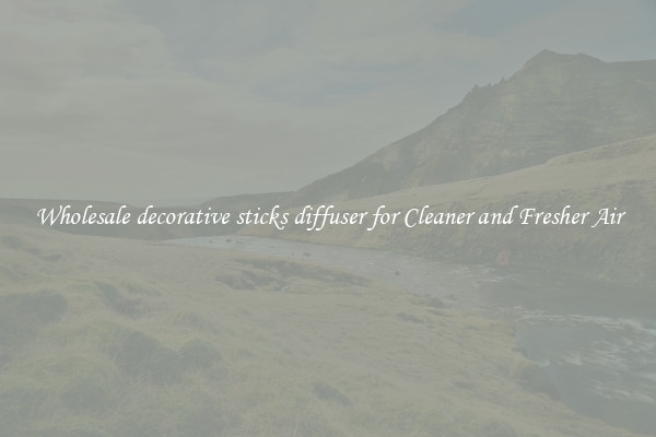 Wholesale decorative sticks diffuser for Cleaner and Fresher Air