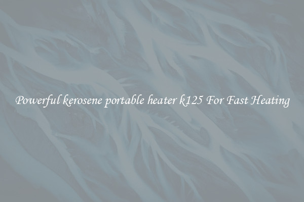 Powerful kerosene portable heater k125 For Fast Heating