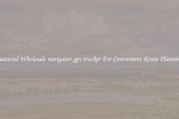 Featured Wholesale navigator gps tracker For Convenient Route Planning 